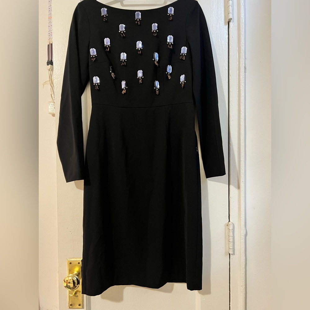 Elegant Black Dress with Embellishments